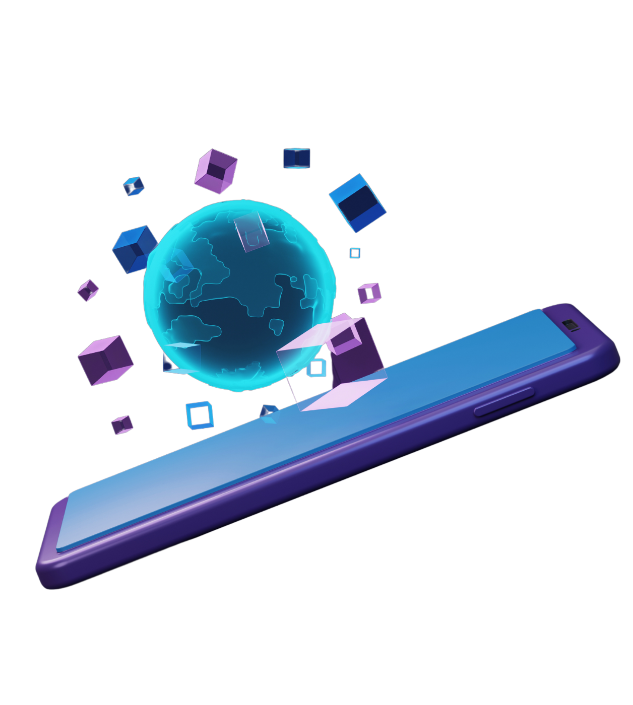 Digital World Illustration